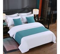 Enigmaire Chemin De Lit,Drapeaus De Lit,Chemin De Lit HôTel Doux,Couleur Unie Chemin De Lit,Qui Ne Se DéColore Pas,pour La Maison Et L'HôTel,pour Salon,Chambre à Coucher,pour TrèS Grand Lit