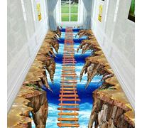 Enigmaire Chemin Tapis Couloir,AntidéRapant Tapis De Passage Couloir,Tapis Long Couloir EntréE,Nature Style,Facile à Nettoyer,Doux,pour Chambre à Coucher Couloirs Salon Cuisine Buanderie