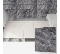 Enigmaire Dalles De Plafond Autocollantes en PVC,Plaque pour Plafond Salle De Bain A Coller,Dalles de Plafond Suspendue en PVC imperméable,Peut êTre Coupé,pour sous-Sol,Cuisine,Salle De Bain