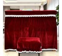 Enigmaire Housse de Protection pour Piano Vertical,Housse De Piano Verticale,Couverture Droit Complète,Bloque la lumière du Soleil,l'humidité,pour Musiciens débutants Professionnels