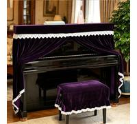 Enigmaire Housse de Protection pour Piano Vertical,Housse De Piano Verticale,Couverture Droit Complète,Bloque la lumière du Soleil,l'humidité,pour Musiciens débutants Professionnels