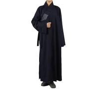 Enigmaire Robe Moine Bouddhiste,Robe De Méditation Bouddhiste,Shaolin Mönch Kung Fu Buddhist Robe,Unisexe,RéSistant Aux Frottements,pour La MéDitation,La Pratique Spirituelle