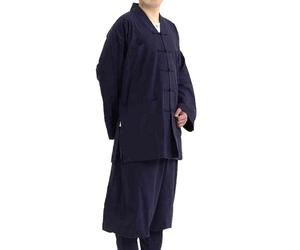 Enigmaire vêtements bouddhistes,Robe de Moine Shaolin Bouddhiste,Haiqing Robe de méditation,Shaolin Mönch Kung Fu Buddhist Robe,Respirant,pour La MéDitation,La Lecture des éCritures,La Pratique