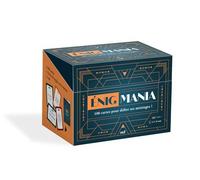 ÉnigMania - 100 cartes pour défier ses méninges ! Jeu d’ambiance - 2 à 6 joueurs à partir de 14 ans - Collectif - Merci Les Livres - Boîte ou accessoire - Jeux livres objets