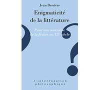 Énigmaticité de la littérature