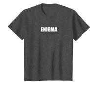 Enigme T-Shirt, Enfant, Chiné Foncé, 4 Ans