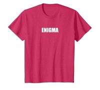 Enigme T-Shirt, Enfant, Rouge Chiné, 10 Ans