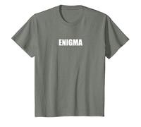 Enigme T-Shirt, Enfant, Vert Kaki chiné, 3 Ans