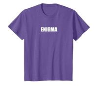 Enigme T-Shirt, Enfant, Violet Chiné, 3 Ans