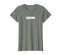 Enigme T-Shirt, Femme, Vert Kaki chiné, M