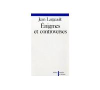 Énigmes et controverses De quelques problèmes en théorie de la connaissance - Jean Largeault - Aubier - broché - Etude