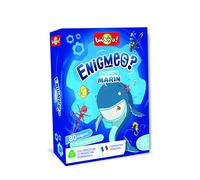 Bioviva - Enigmes - Monde marin - Devinez la réponse le plus rapidement possible grâce aux indices- Jeu de cartes - Collection Enigmes - 2 à 6 joueurs - 7 ans - Fabriqué en France - 283649