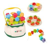 ENIKMOSD Jouet Bebe 1 2 an,Jouets de Construction de Jardin de Fleurs,Jeux Pédagogique Empilable 1 2 3 4 Ans,Jouet Enfiler Motricité Fine Educatif Jeu pour Bébé