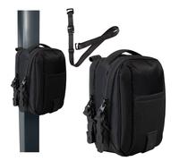 Enivan - Sac magnétique sport - Banane, bandoulière ou ceinture, 2 poches zippées, pour salle de sport, fitness, voyage