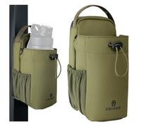 Enivan - Sac Magnétique Sport Fixation Aimantée, Gourde 1,5L, Téléphone, Clés, Bandoulière Unisexe, Gym Musculation, Vert