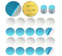 EnixwH 100 Pièces 30 × 0,3 MM Plaque Metallique Telephone, Plaque Aimant Telephone Voiture, Plaque Aimantée Adhésive, Plaques Métalliques Autocollantes, Plaque De Métal Mince avec Adhésif