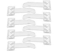 EnixwH 8 Pièces Clip de Ticket de Porte Carte Pare Brise Handicapé, Plastique Ticket de Parking Clip, Porte Vignette, Car Ticket Dossier Fenêtre pour Le Support de Laissez-Passer de Voiture