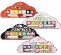 ENIXWH My Social Battery Pin Lot de 4 broches drôles de batterie sociale pour l'expression de soi Accessoires de mode Émail Sacs à dos vestes chapeaux, 3x3cm, Métal