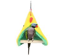 Eniyou 1 Pièce Hamac pour Oiseaux Perroquet Nid Perruche Nid Oiseaux pour Cage Hamac Nid d'oiseau Hiver Chaud Bird Chaud Robuste Installation Simple Favorise Les Mouvements Naturels Réduit Le Stress