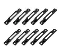 ENJ LASHING E-Track Lot de 10 ancrages d'ancrage à fente unique pour cliquet et camions avec 20 vis