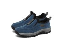 Enjerr Orthopedic Shoes,Ideacloth Shoes for Men,Slip-on Outdoor Sneakers (Blue,45)