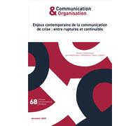 Enjeux contemporains de la communication de crise : entre ruptures et continuités - Ivan Ivanov - Presses Universitaires Bordeaux - broché - Revue