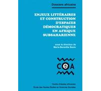 Enjeux littéraires et construction d'espaces démocratiques e - Maria-Benedita Basto - Ecole Des Hautes Etudes En Sciences Sociales - broché - Essai