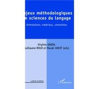 Virginia Garin – Enjeux méthodologiques en sciences du langage – L'Harmattan, Broché