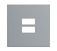Enjo chargeur USB titane - APPAREILLAGE MURAL GALLERY HAGER WXD112T