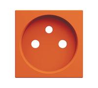 Enjo PC 2P+T orange - APPAREILLAGE MURAL GALLERY HAGER WXD100E