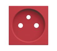 Enjo PC 2P+T rouge - APPAREILLAGE MURAL GALLERY HAGER WXD100R