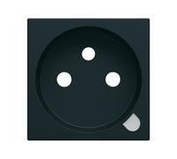 Enjo PC 2P+T voyant night - APPAREILLAGE MURAL GALLERY HAGER WXD103N