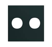 Enjo prise double F 2M night - APPAREILLAGE MURAL GALLERY HAGER WXD259N