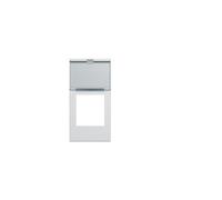 Enjo RJ45 porte-etiqu 1M pure - APPAREILLAGE MURAL GALLERY HAGER WXD205B