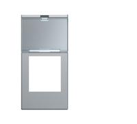 Enjo RJ45 porte-etiqu 1M titan - APPAREILLAGE MURAL GALLERY HAGER WXD205T