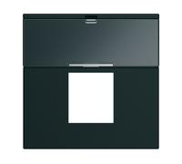 Enjo RJ45 porte-etiqu 2M night - APPAREILLAGE MURAL GALLERY HAGER WXD206N