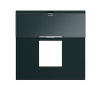 Enjo RJ45 porte-etiqu 2M night - APPAREILLAGE MURAL GALLERY HAGER WXD206N