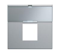 Enjo RJ45 porte-etiqu 2M titan - APPAREILLAGE MURAL GALLERY HAGER WXD206T