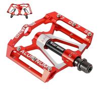 ENJOHOS Pédales vélo Route/Montagne, CNC Alu 3 roulements étanches 9/16p