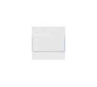 Enjoliveur 2PB KNX pure - APPAREILLAGE MURAL HAGER WXE302B