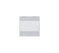 Enjoliveur 4PB KNX LED titane - APPAREILLAGE MURAL HAGER WXE314T