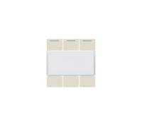 Enjoliveur 6PB KNX LED dune - APPAREILLAGE MURAL HAGER WXE316D