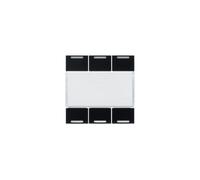 Enjoliveur 6PB KNX LED night - APPAREILLAGE MURAL HAGER WXE316N