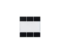 Enjoliveur 6PB KNX night - APPAREILLAGE MURAL HAGER WXE306N