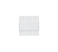 Enjoliveur 6PB KNX pure - APPAREILLAGE MURAL HAGER WXE306B