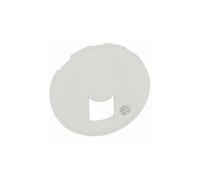 Enjoliveur antimicrobien Céliane pour prise téléphone réseau mixte ou basique - Blanc - 67746 - Legrand