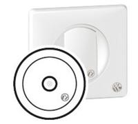 Enjoliveur Antimicrobien Pour Prise Télévision Mâle Ou Typef à Visser - Céliane - Blanc - 067747 - Legrand