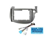 Enjoliveur Autoradio DVD Android 10 Pouces Cadre Plastique avec Écran Tableau Bord Câbles Faisceau Inclus pour Fit pour Jazz 2008 2009-2013 Audio Cadre Radio(Frame C and Cable A)