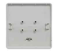 Enjoliveur avec lentille IP55 IK08 blanc Appareillage étanche sup IP55 Mureva Styl - MUR39204 - Schneider
