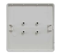 Enjoliveur avec symbôle sonnette IP55 IK08 blanc Appareillage étanche sup IP55 Mureva Styl - MUR39201 - Schneider